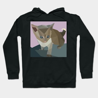 Geo Kitten Hoodie